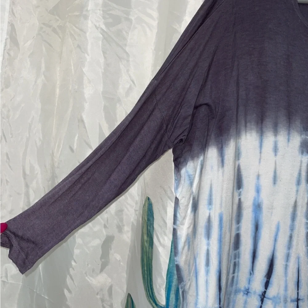 Peach Love California tie dye swing dress - Picture 5 of 10